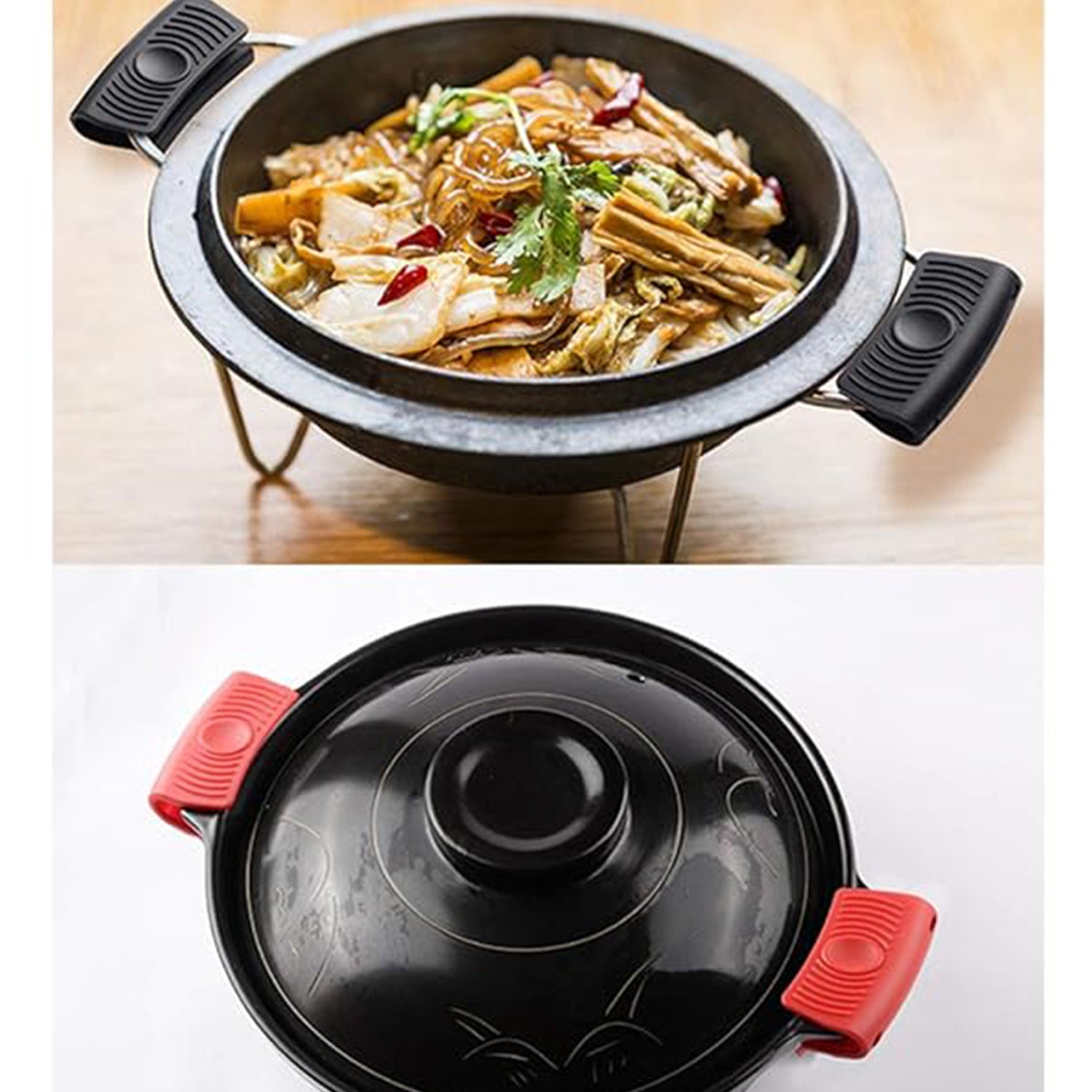 Premium Silicone Heat Resistant Pot Handle Cover For Cookware (1 Pc) Premium Silicone Heat Resistant Pot Handle Cover For Cookware (1 Pc)